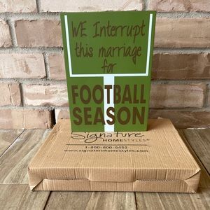Signature Homestyle Football Wall Decor